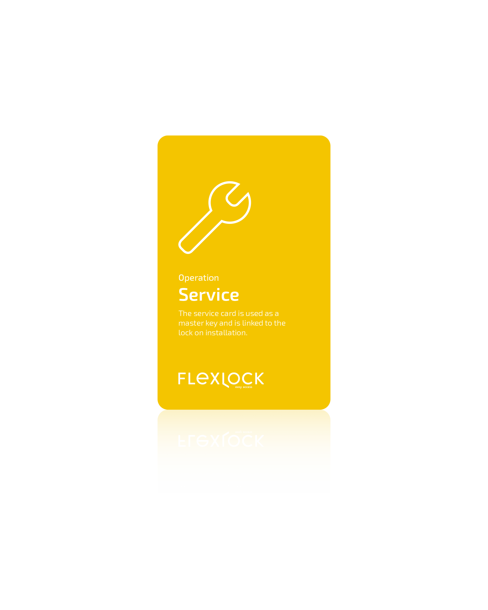 Service card – Flexlock cards and functions | Flexlock